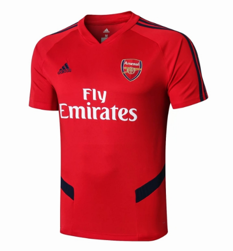 19-20 Arsenal Training Jersey Shirt Red Navy